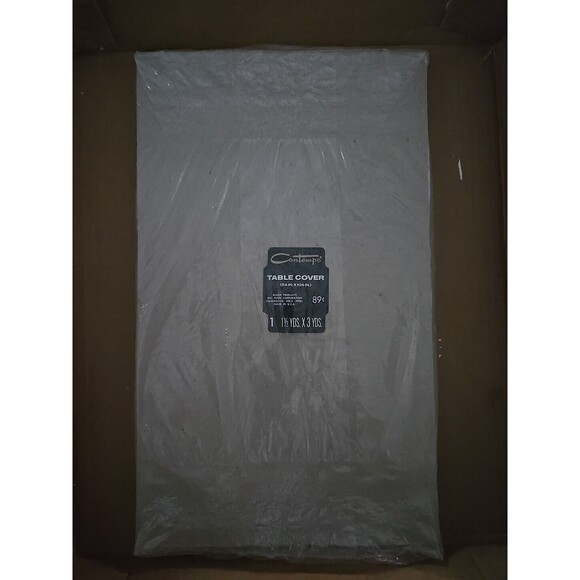 Contempo Paper White Table Cover Congratulations Graduate 54"x104" Beach Product - Picture 2 of 3